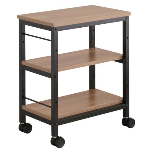 テレワーク応援 カグクロ ALetto（アレット） マルチラック ブラックフレーム×アッシュウッド W500×D300×H620 ワゴン デスク周辺用品 パーソナルワゴン ALT-0503MR-BK-AW グリーン購入法 個人宅配送費込A