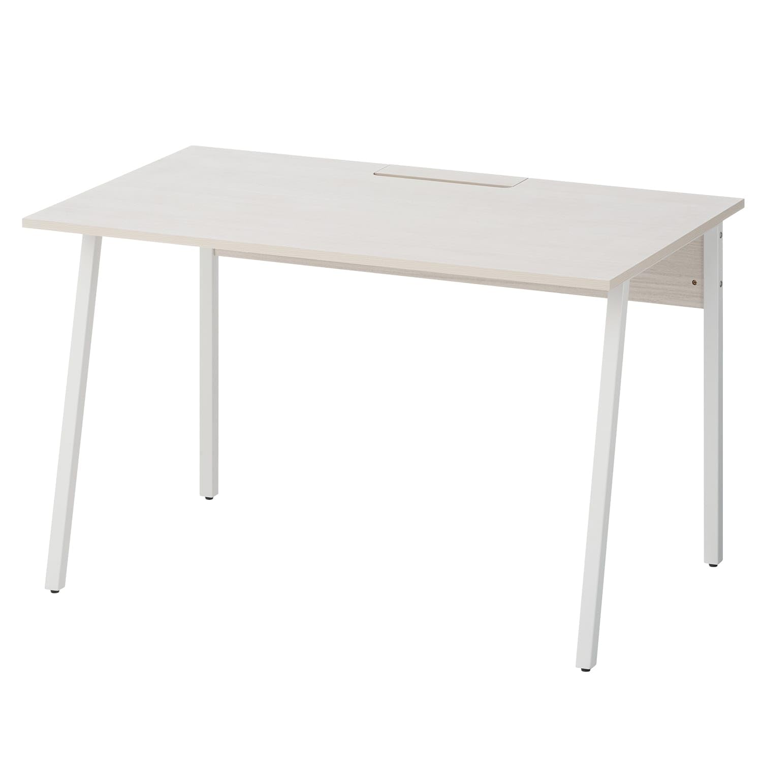 オフィスコム デスク ALシリーズ 机 パソコンデスク pcデスク 幅1200×奥行700×高さ720mm オフィスデスク ホワイト(木目調)×ホワイト OC-AL-DK127-WHWH