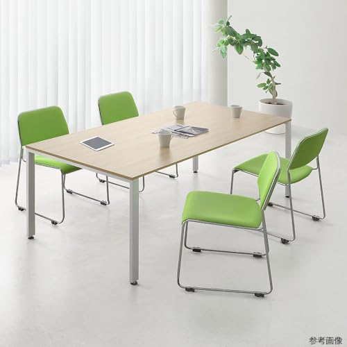 カグクロ 法人様向け ミーティングテーブル W1800×D900×H700mm ダークブラウン 会議テーブル 269154